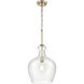 Corra 1 Light 11.75 inch Modern Gold Indoor Pendant Ceiling Light